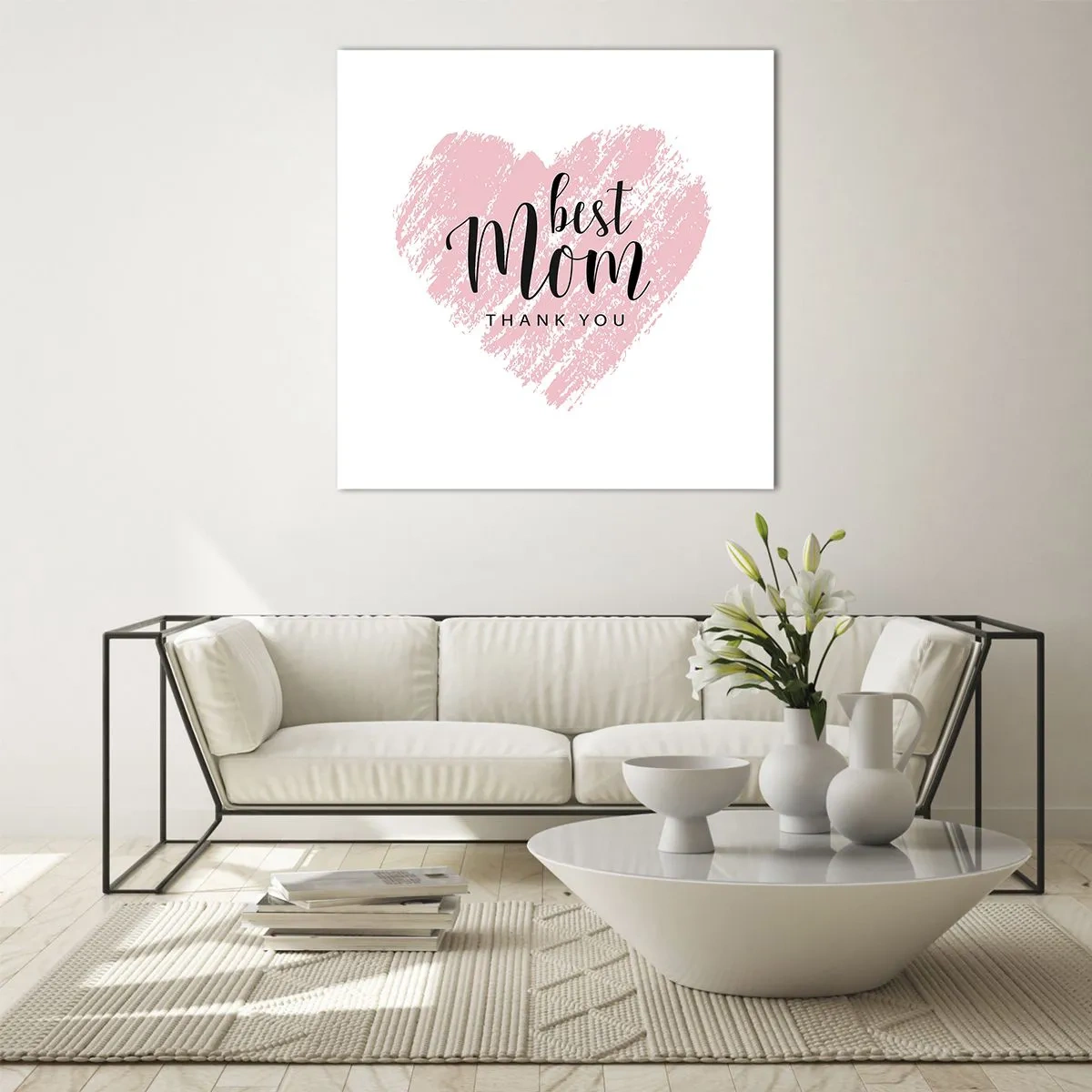 Billede på glas - Altid det rette øjeblik - 60x60 cm