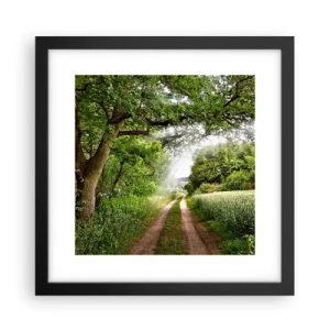 Plakat i sort ramme - Et in Arcadia ego - 30x30 cm