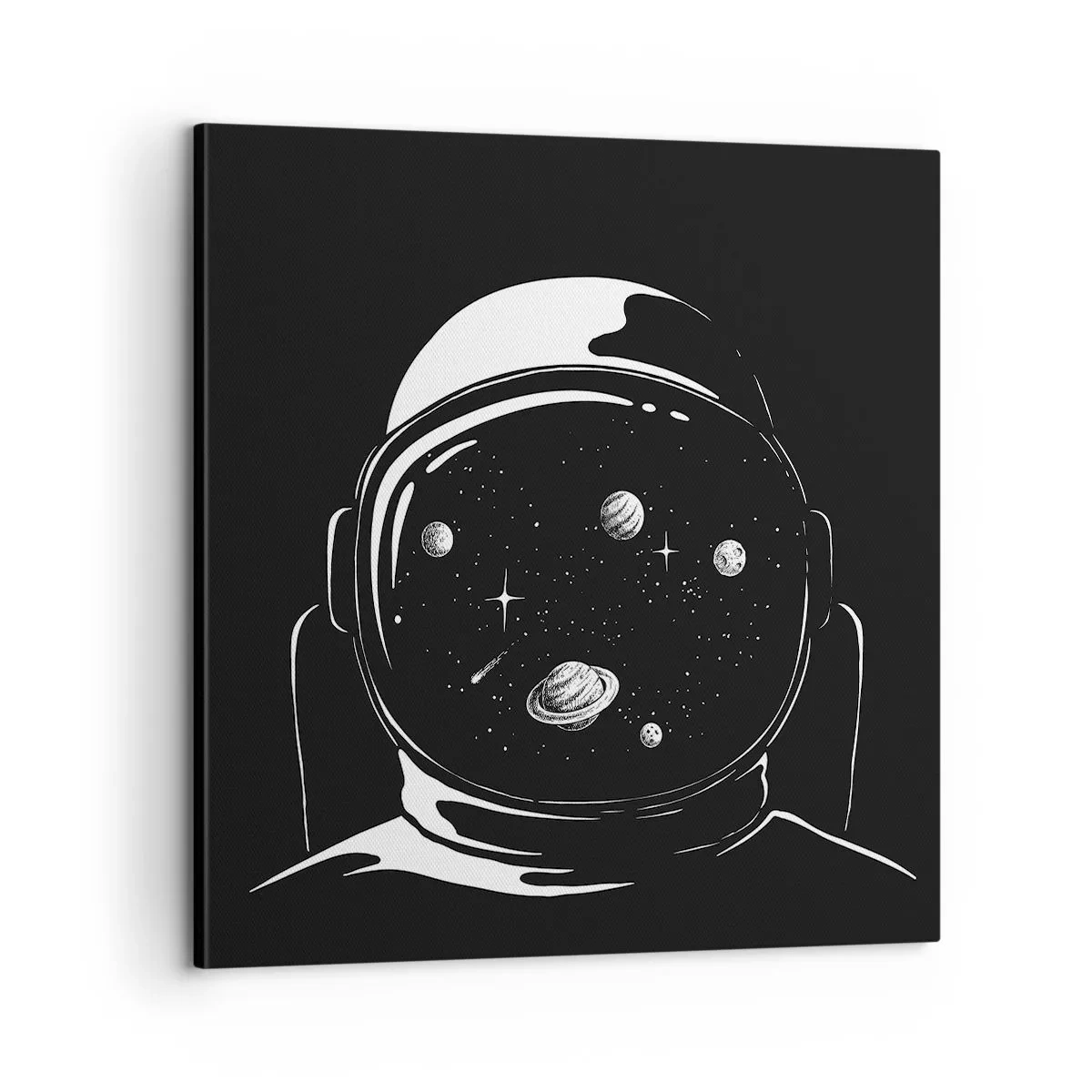 Lærredstryk - Billede på lærred - Flot udsigt - 60x60 cm