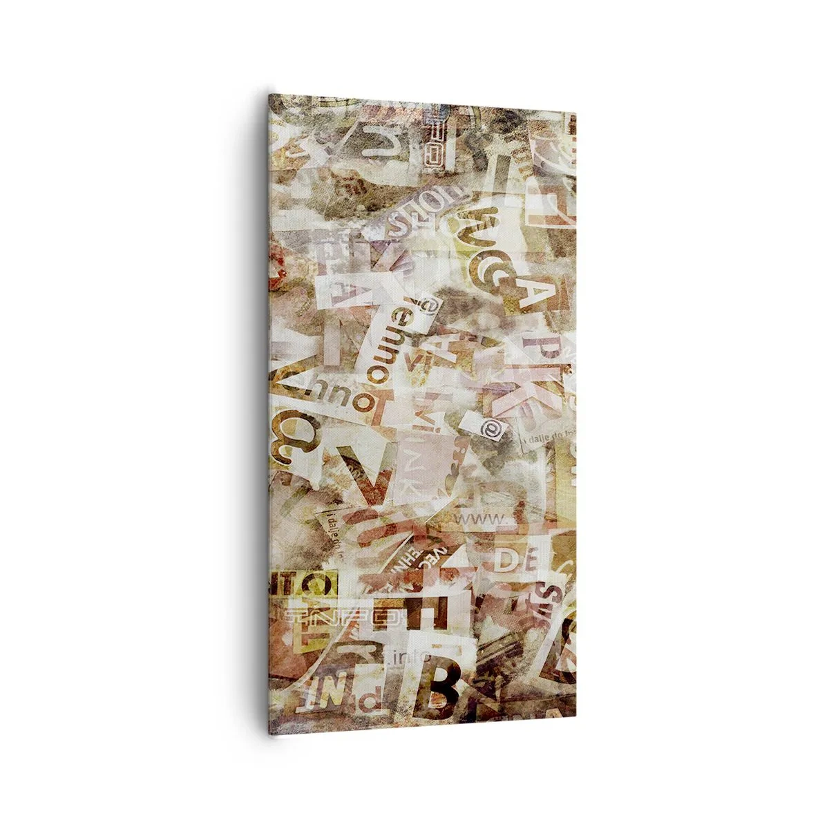 Lærredstryk - Billede på lærred - Jeg forener snakkehovederne - 65x120 cm