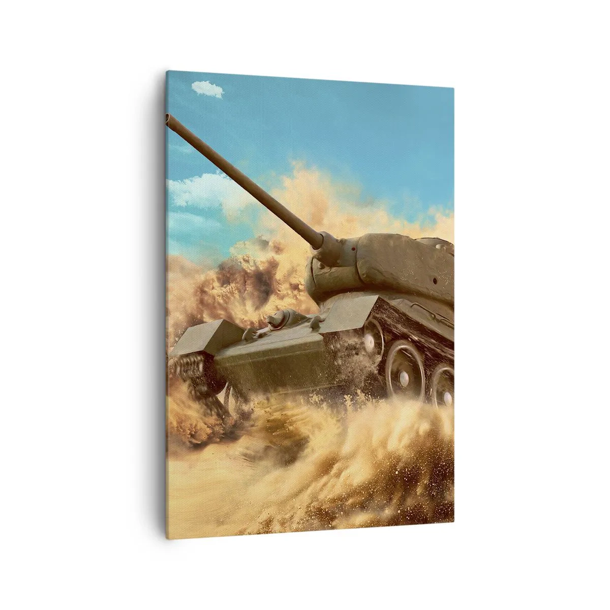 Lærredstryk - Billede på lærred - Ikke at slå - 70x100 cm