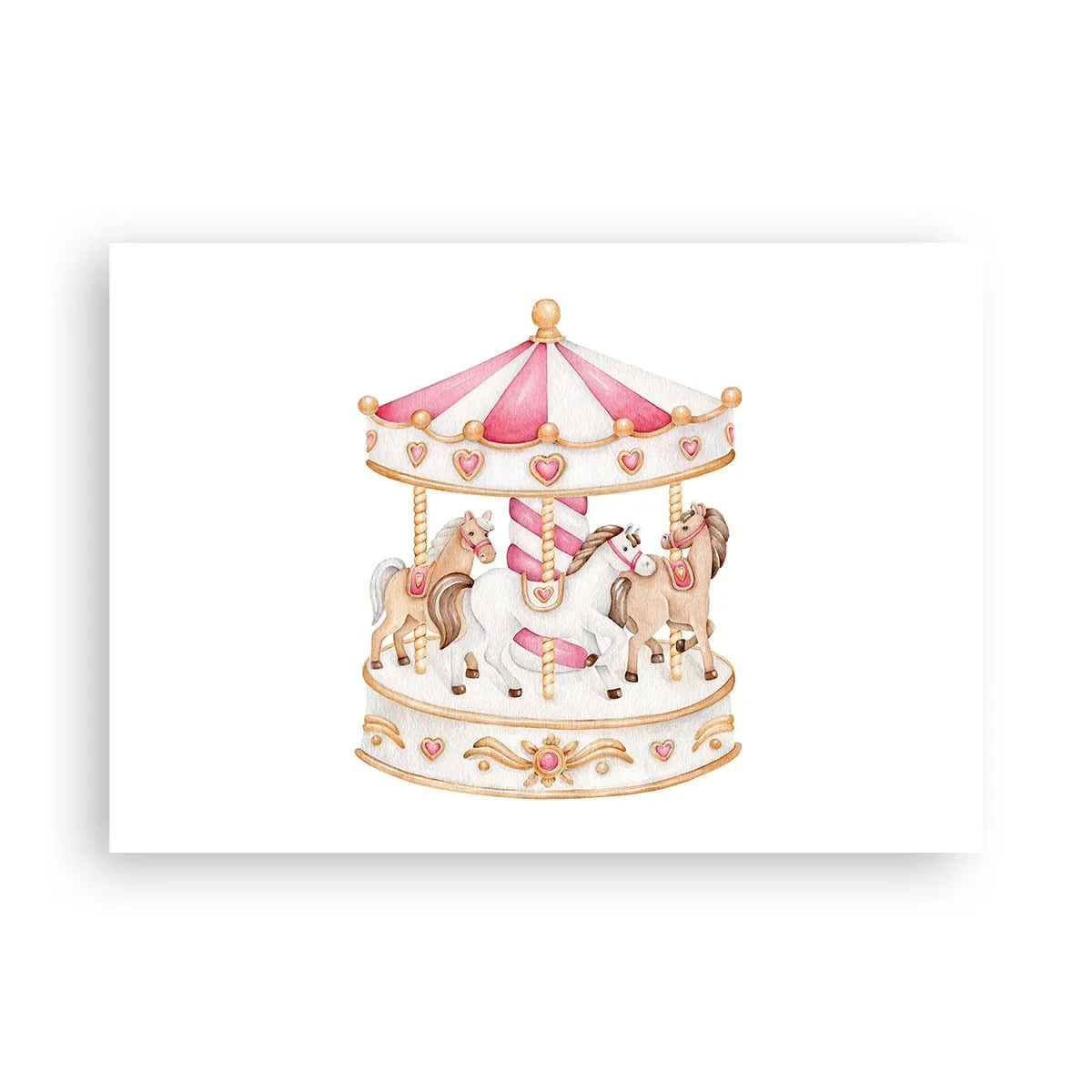 Plakat - Barndommens søde verden - 100x70 cm