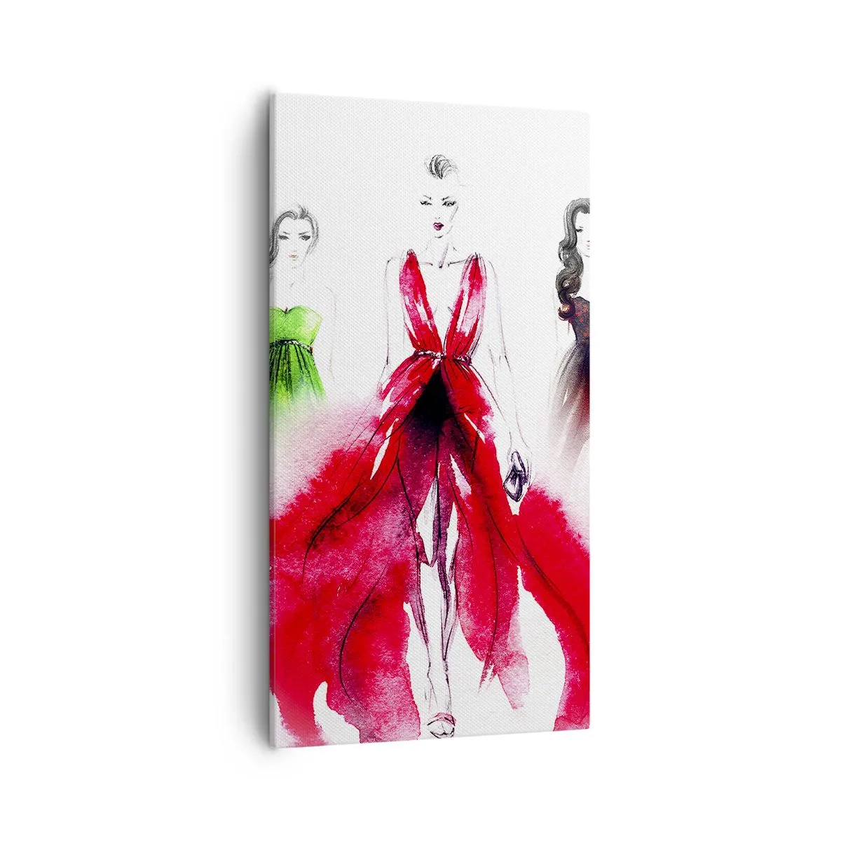 Lærredstryk - Billede på lærred - Stemninger til outfits - 55x100 cm