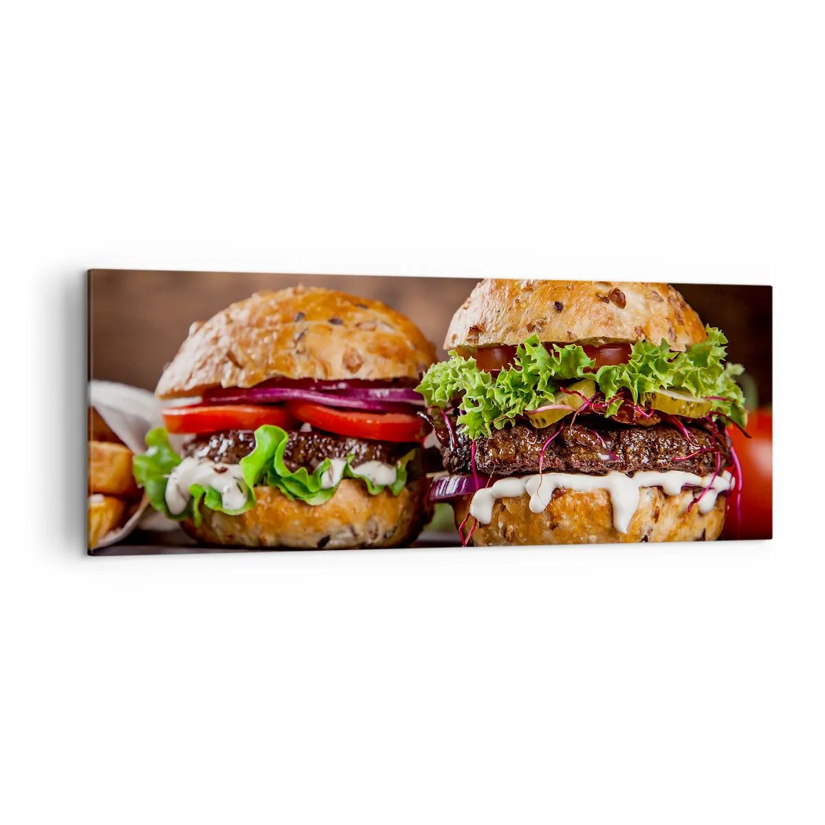 Lærredstryk - Billede på lærred - American dream - 140x50 cm