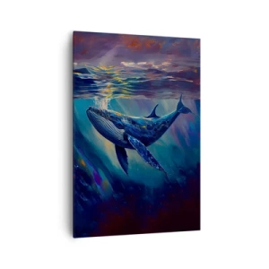 Lærredstryk - Billede på lærred - Velkommen til min verden - 70x100 cm