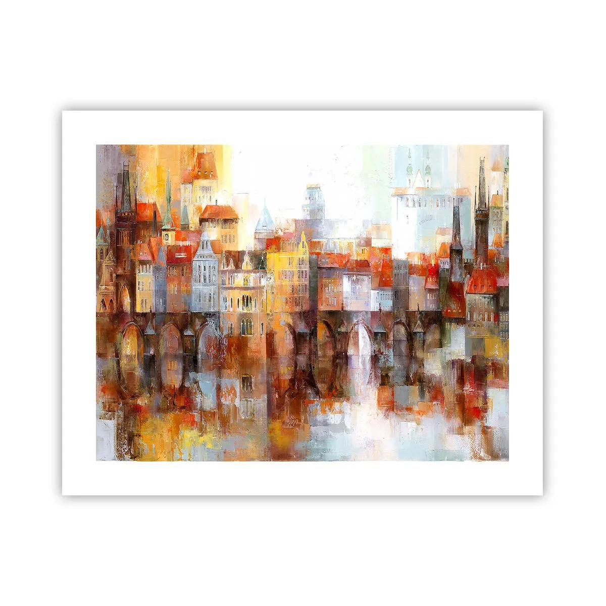 Plakat - Under broen også smuk - 50x40 cm