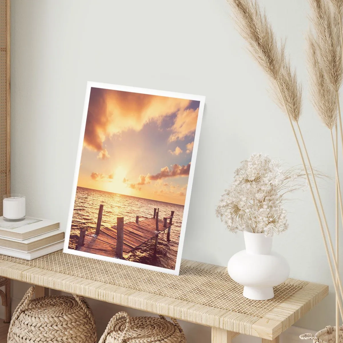 Plakat - Gyldent land af blidhed - 70x100 cm