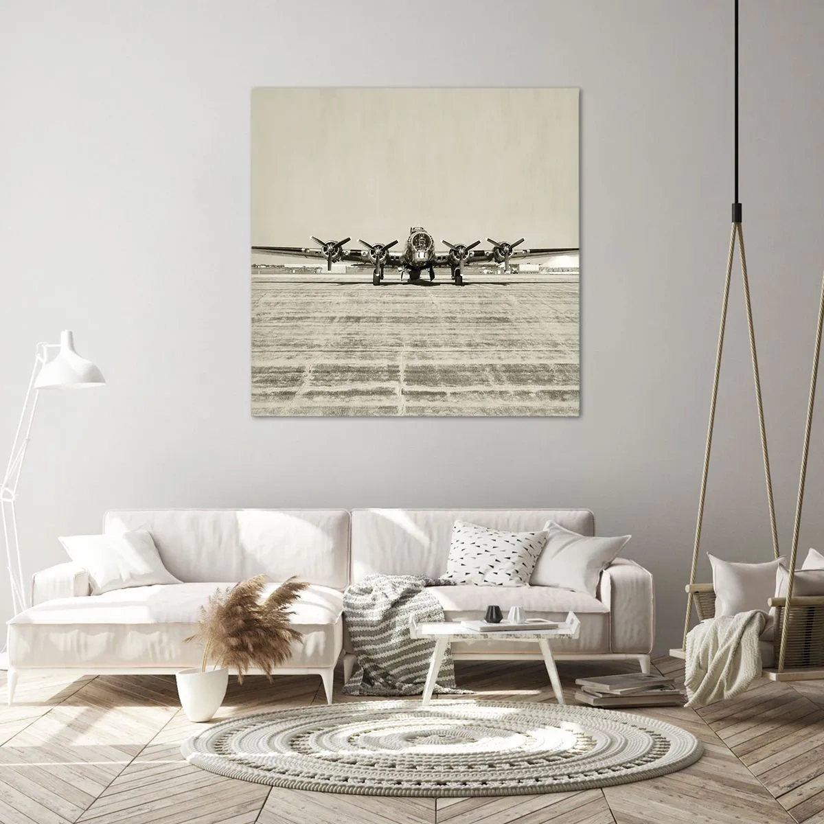 Lærredstryk - Billede på lærred - Som altid klar - 70x70 cm