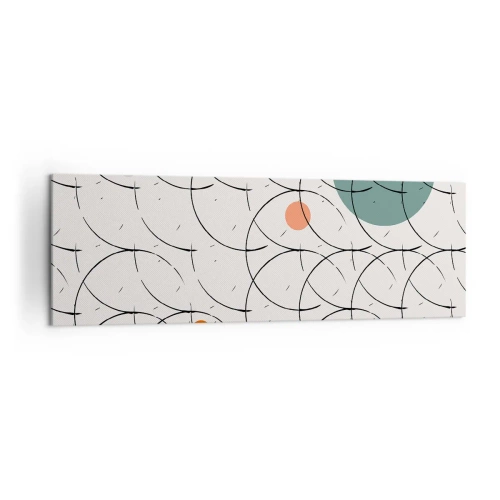 Lærredstryk - Billede på lærred - I popkunstens ånd - 160x50 cm