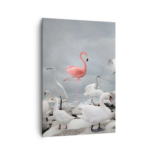 Lærredstryk - Billede på lærred - Hvor kommer jeg fra? - 70x100 cm