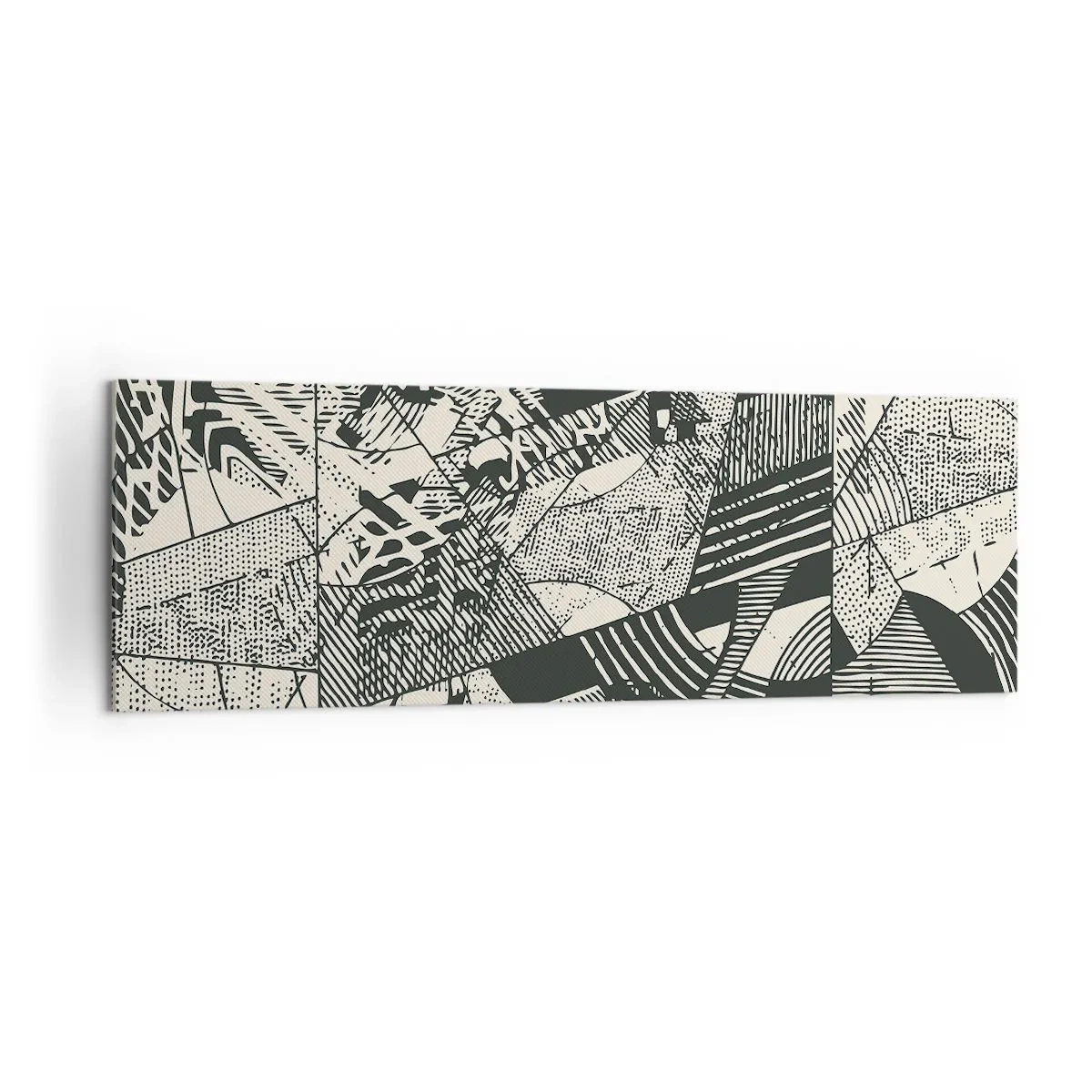 Lærredstryk - Billede på lærred - Nutidens dynamik - 160x50 cm