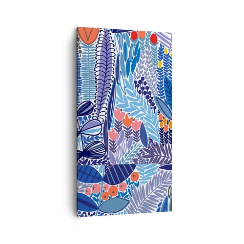 Lærredstryk - Billede på lærred - Hawaiiansk have - 45x80 cm