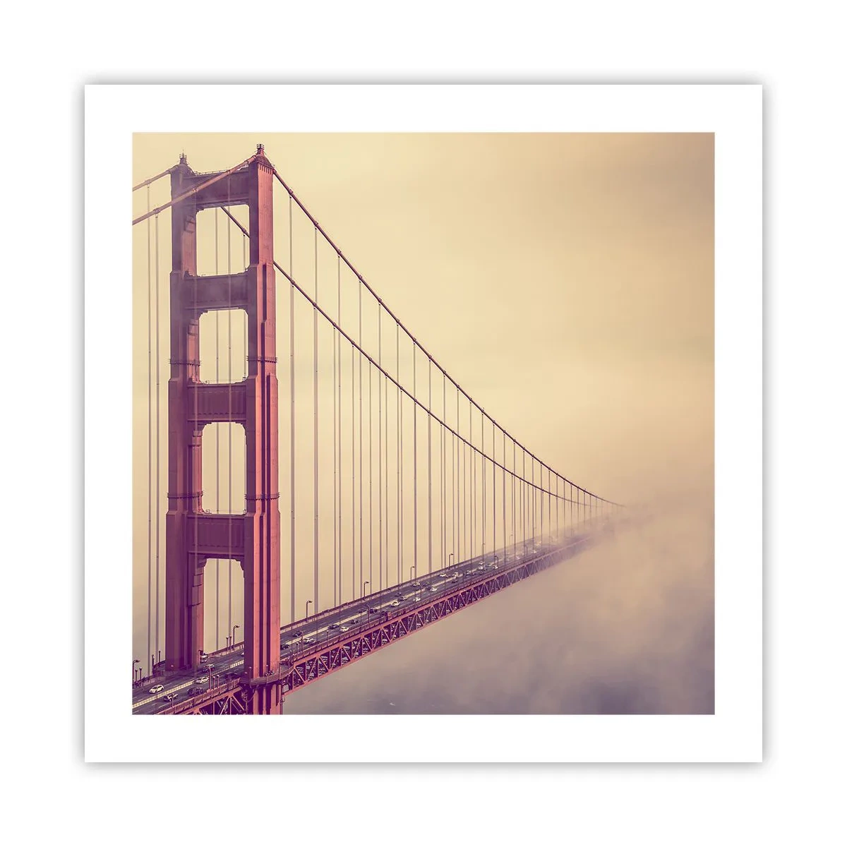 Plakat - Mellem himmel og jord - 50x50 cm