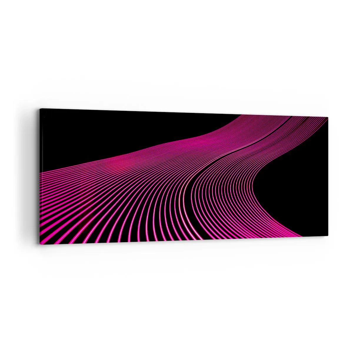 Lærredstryk - Billede på lærred - En allé af lys - 120x50 cm