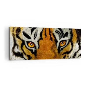 Lærredstryk - Billede på lærred - Truende og smuk - 100x40 cm