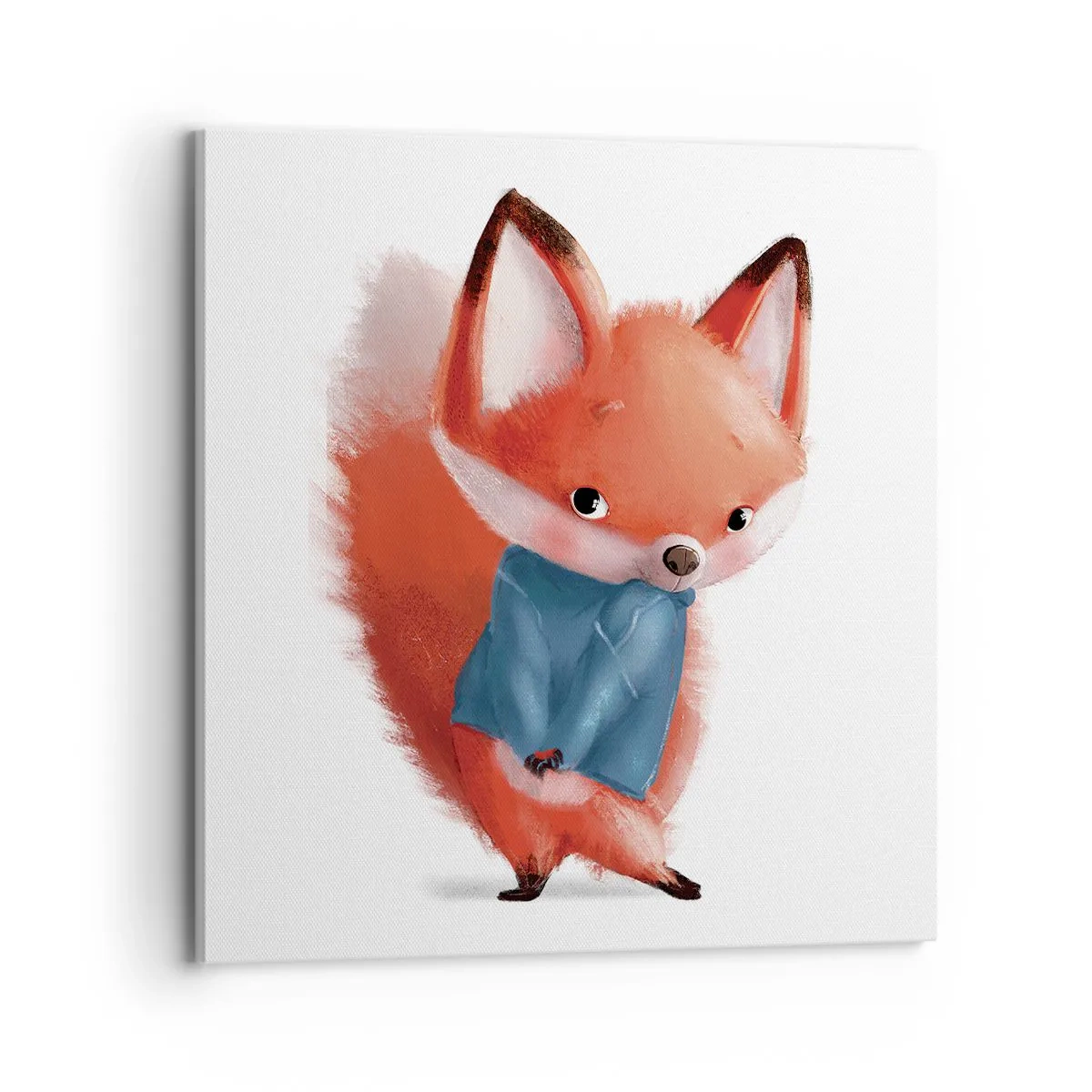 Lærredstryk - Billede på lærred - Ser jeg smuk ud i den her? - 70x70 cm