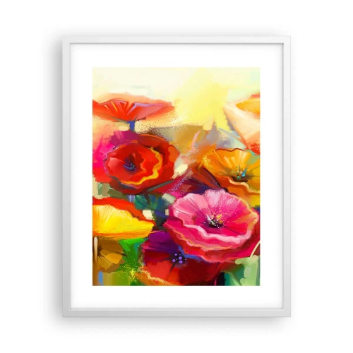 Plakat i hvid ramme - Ikke kun rødt - 40x50 cm