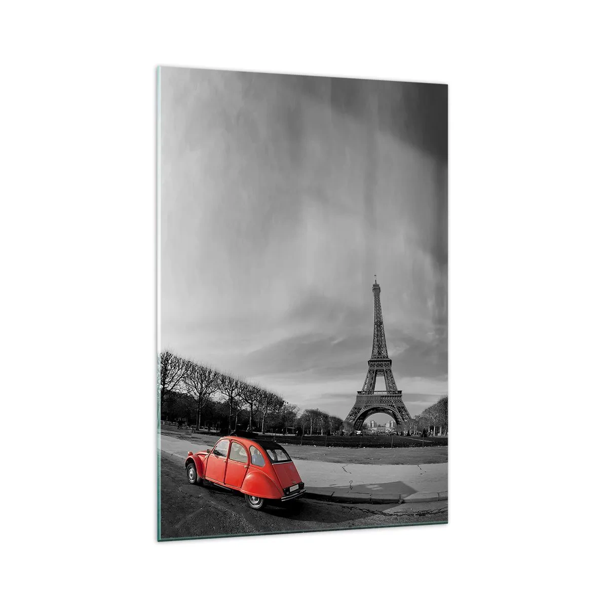Billede på glas - Mere parisisk end Paris selv - 70x100 cm