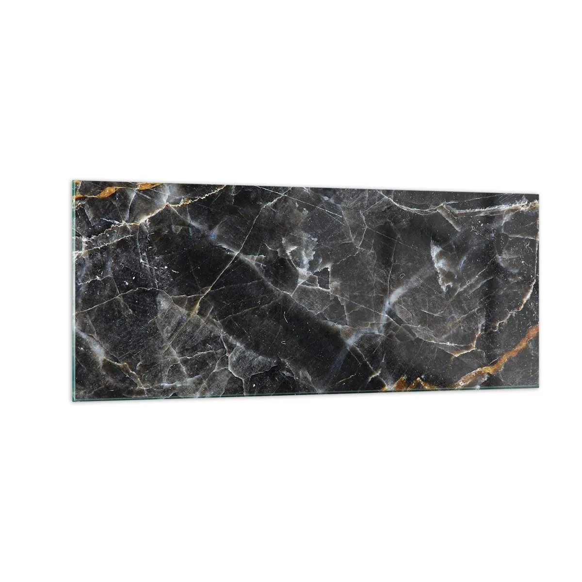 Billede på glas - En stens indre liv - 100x40 cm