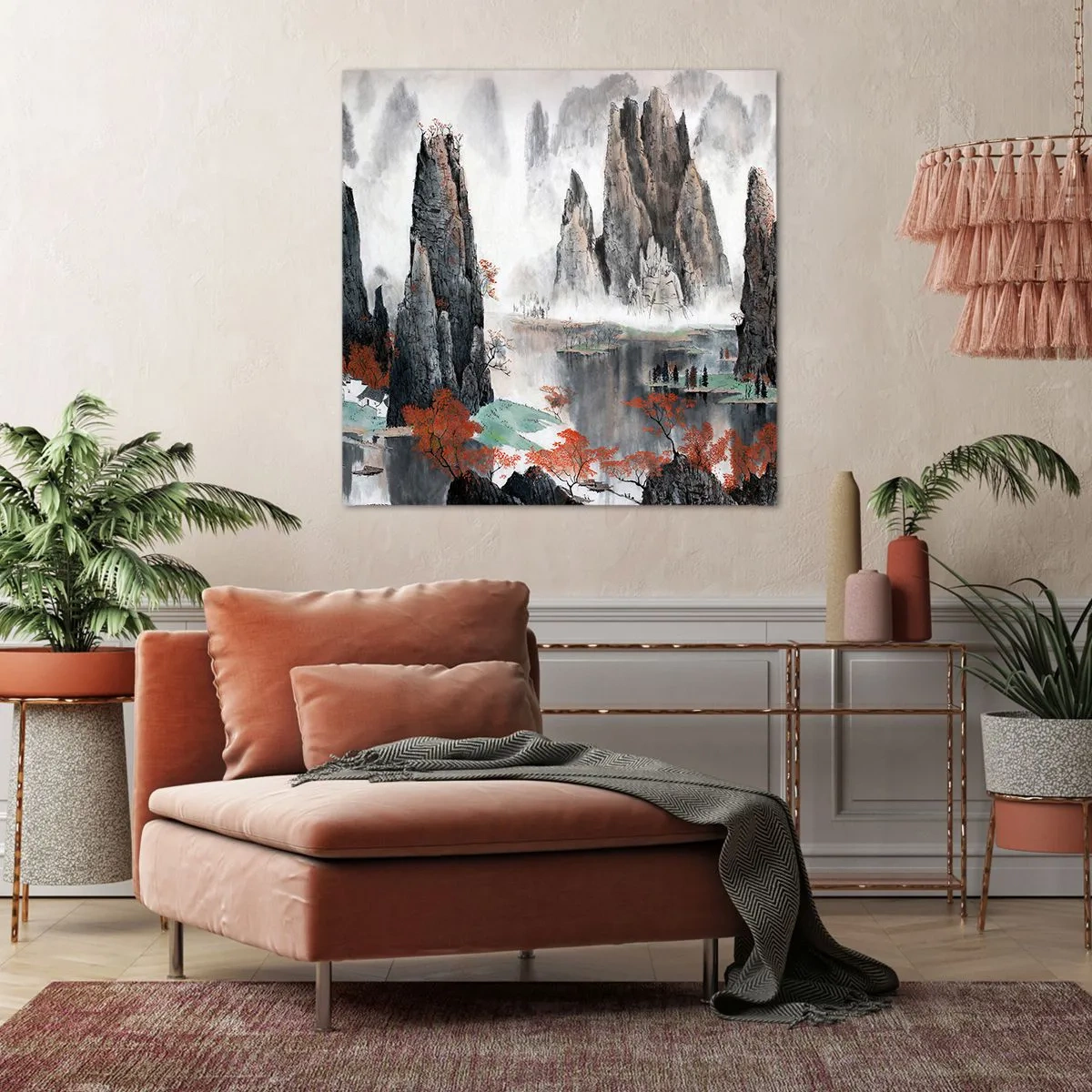 Lærredstryk - Billede på lærred - Stærke beskyttere - 40x40 cm