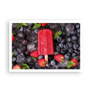 Plakat - En smag af varm sommer - 100x70 cm