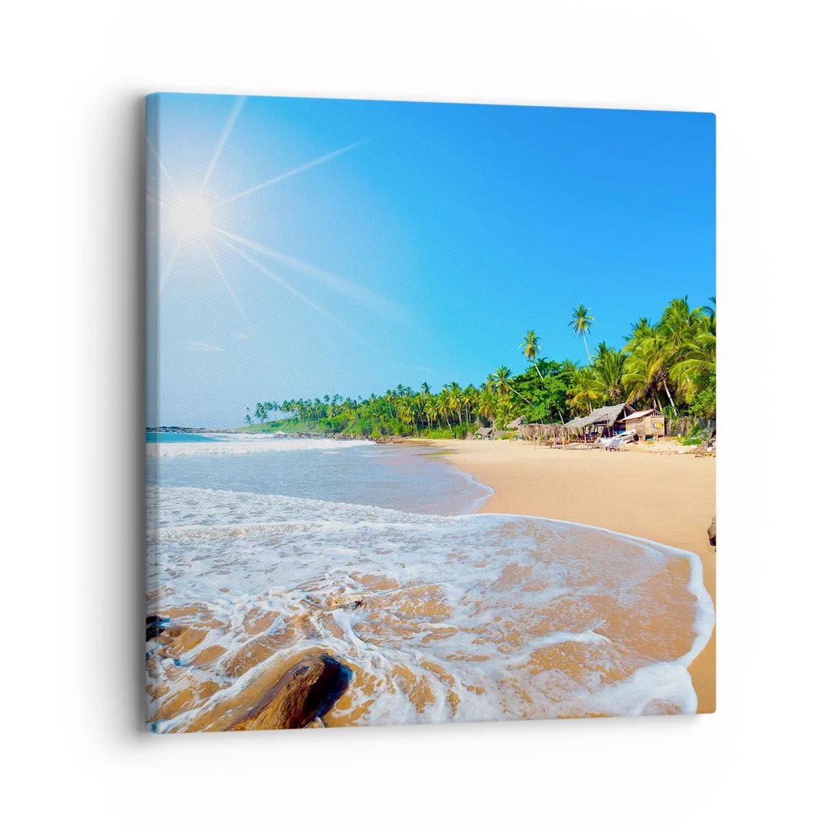 Lærredstryk - Billede på lærred - Et eksotisk sted for dig - 30x30 cm