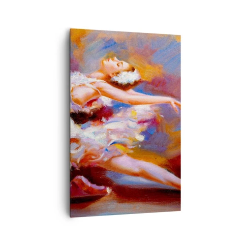 Lærredstryk - Billede på lærred - Svanens ynde - 80x120 cm