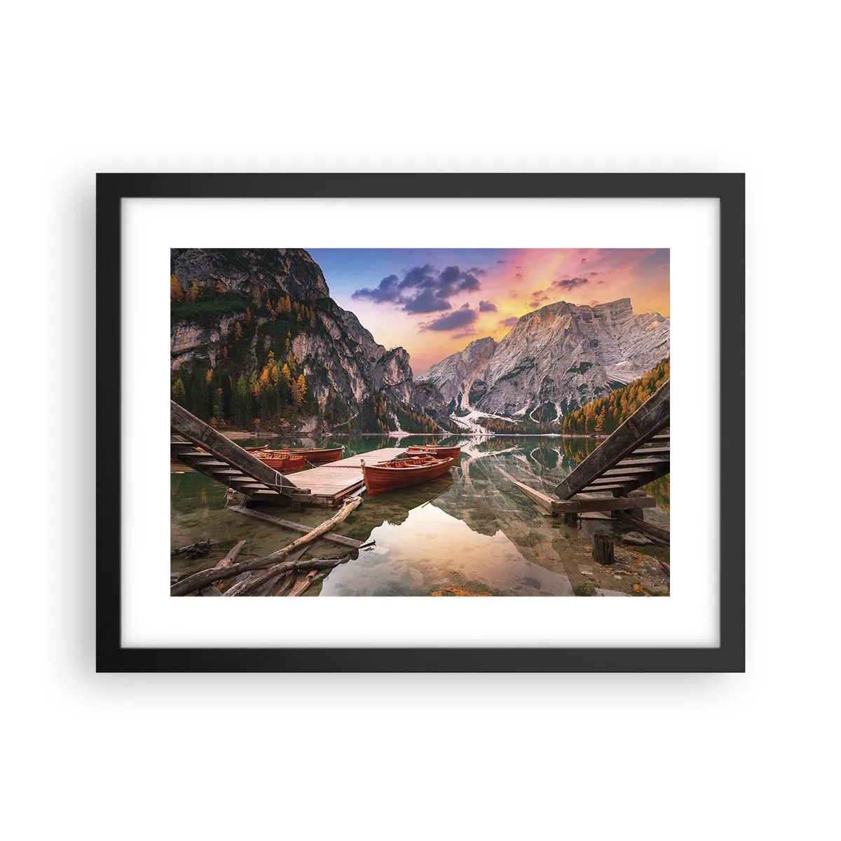 Plakat i sort ramme - Dagens løfte - 40x30 cm