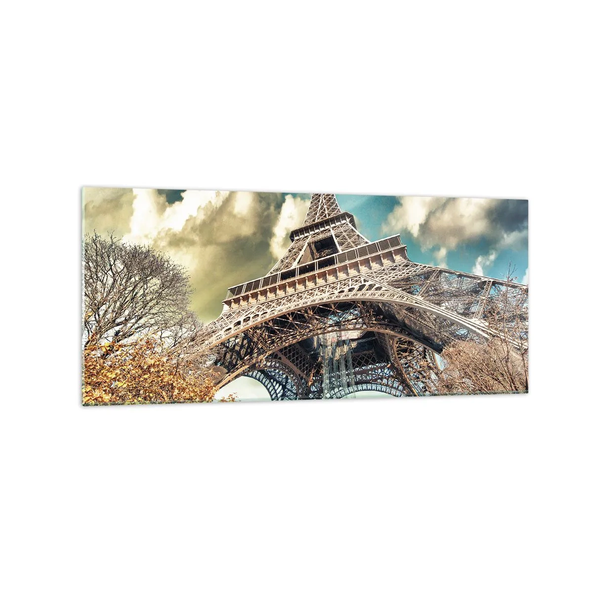 Billede på glas - Og i efteråret i Paris... - 120x50 cm