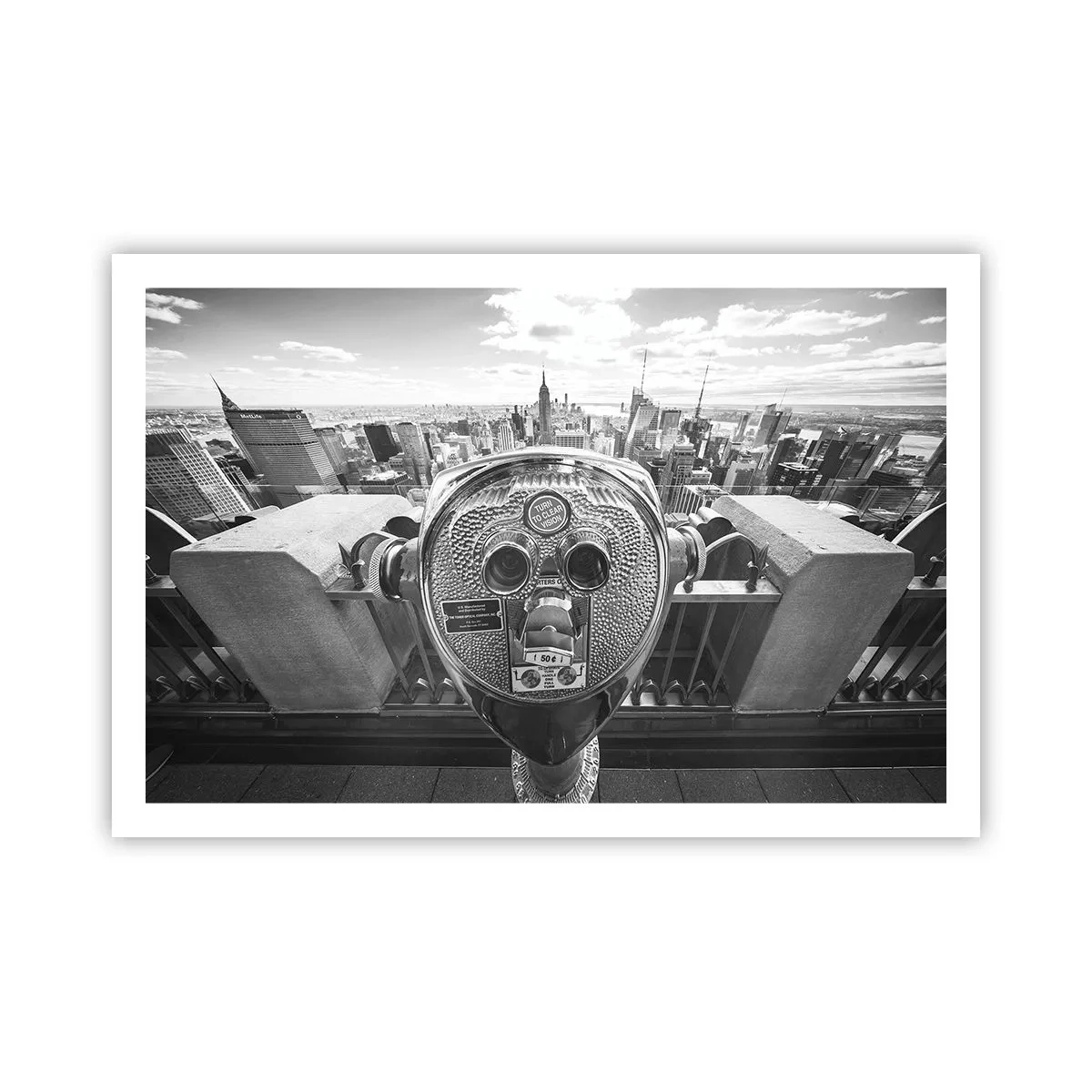 Plakat - Byen over byer - 91x61 cm