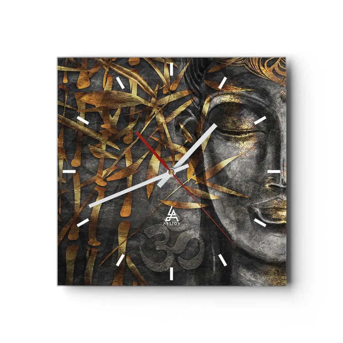 Vægur, Uret - Mærk freden - 30x30 cm
