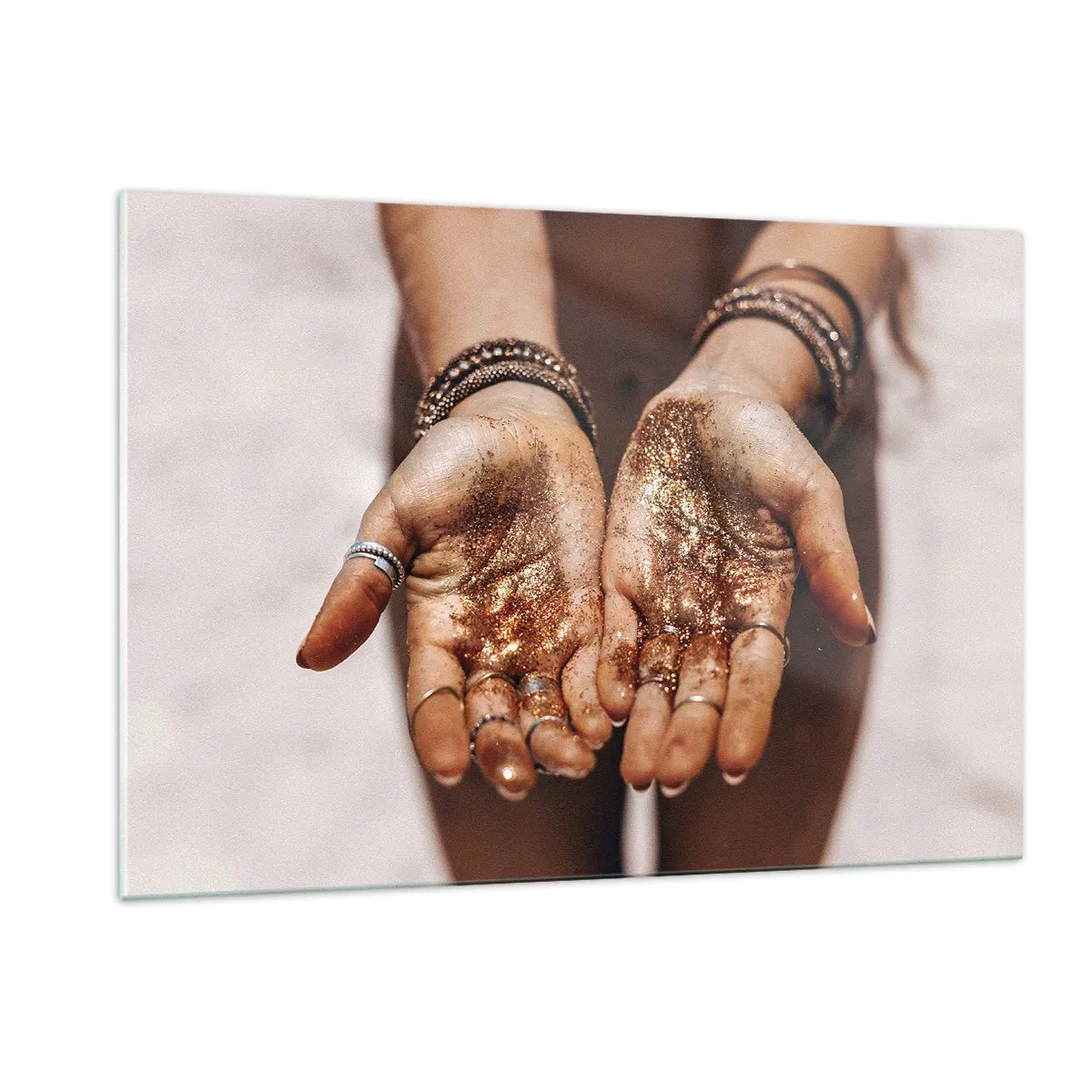 Billede på glas - En gave til dig - 120x80 cm