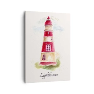 Lærredstryk - Billede på lærred - Altid vejret omkring - 50x70 cm