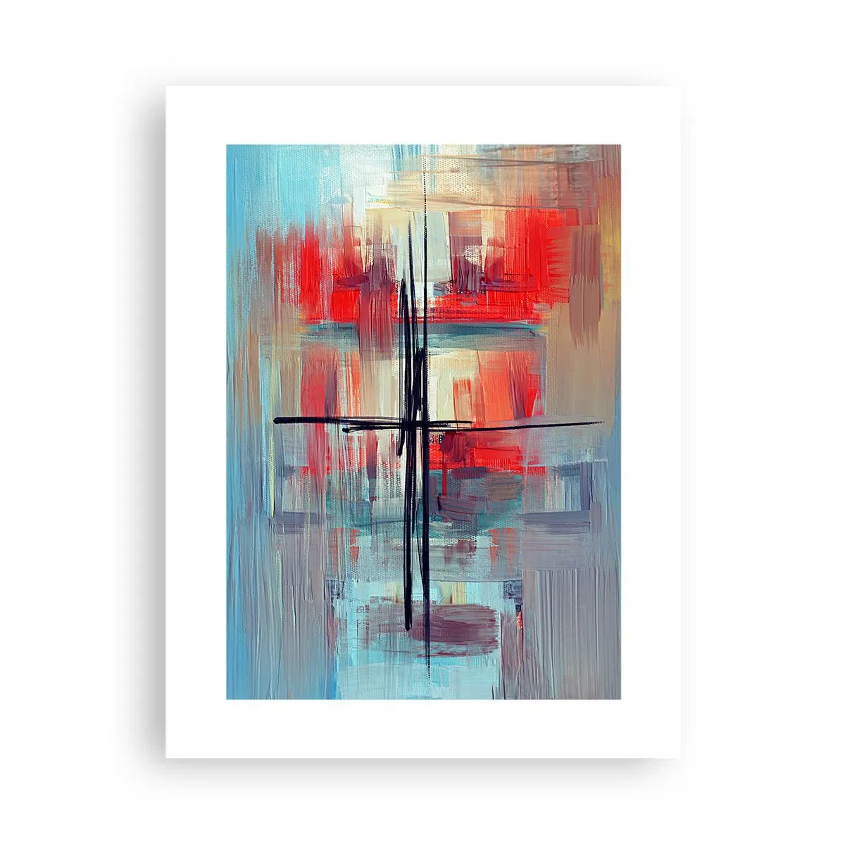 Plakat - Landskab i en ukendt dimension - 30x40 cm