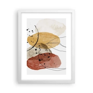 Plakat i hvid ramme - Som lys, klar luft - 30x40 cm