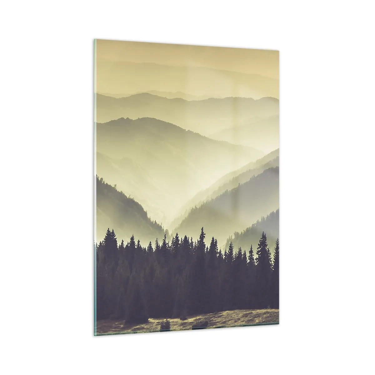 Billede på glas - Bag de syv bjerge... - 50x70 cm