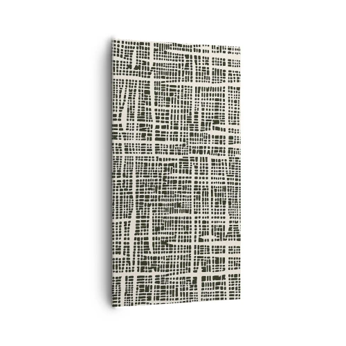 Lærredstryk - Billede på lærred - En sammensætning vævet - 65x120 cm