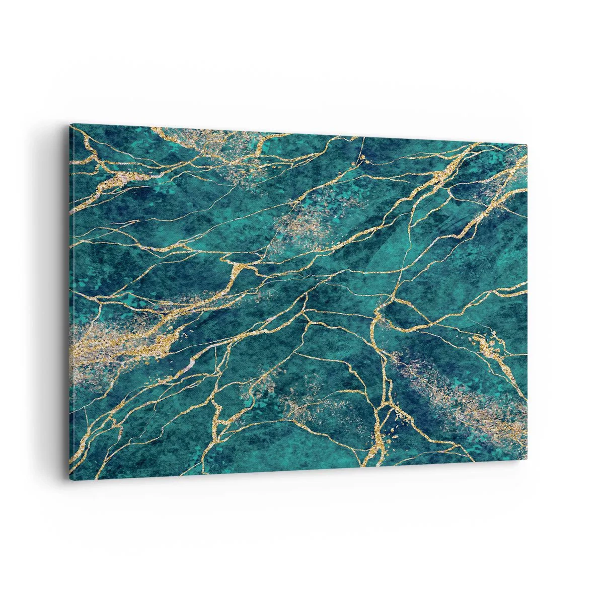 Lærredstryk - Billede på lærred - Guldåre - 120x80 cm