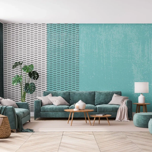 Fototapet Premium Canvas - Balanceret sammensætning - Abstraktion, Grafik, Stykke - 250x175 cm