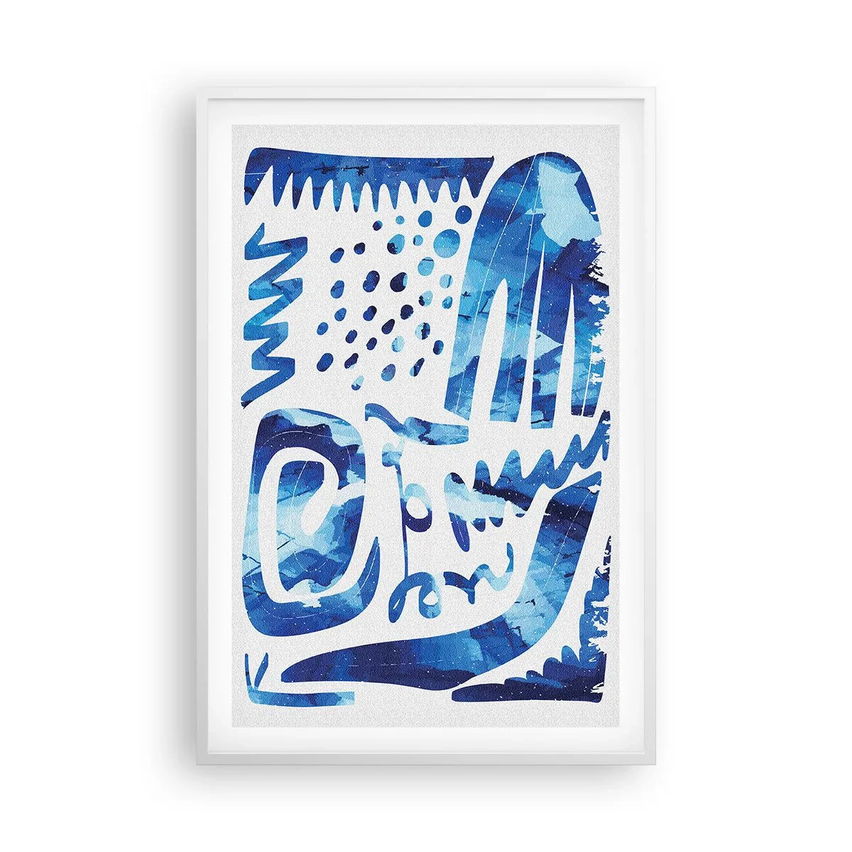 Plakat i hvid ramme - Tilbage til rødderne - 61x91 cm