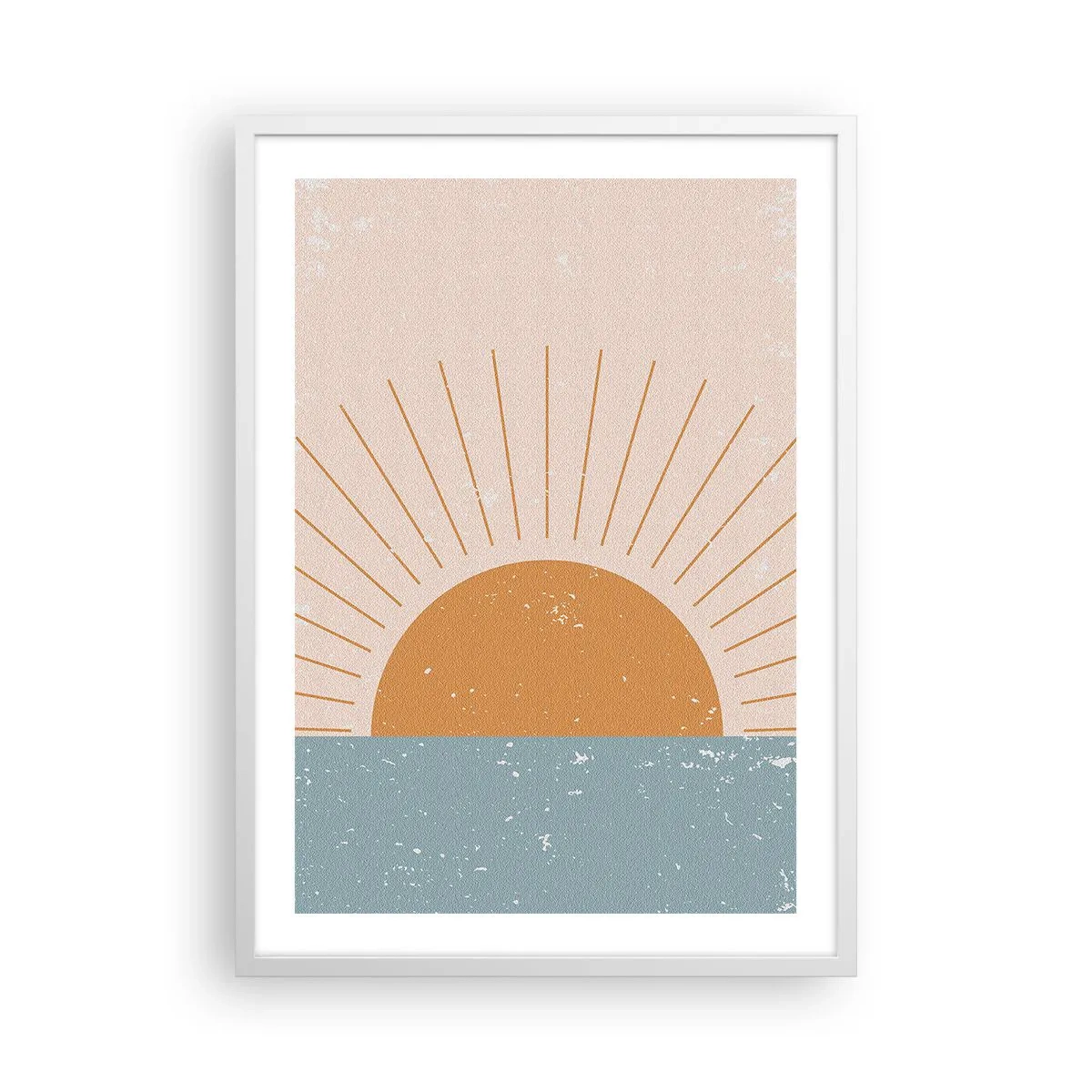 Plakat i hvid ramme - Et dagligt mirakel - 50x70 cm