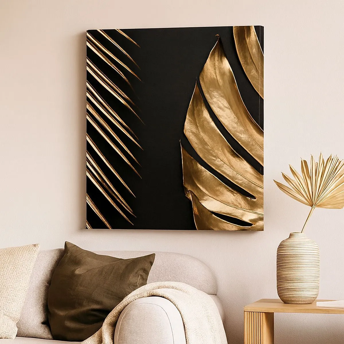 Lærredstryk - Billede på lærred - Forskellige, og lige dyre - 30x30 cm