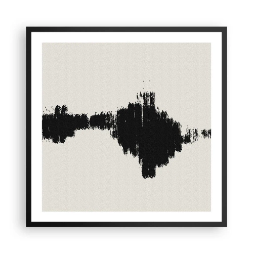 Plakat i sort ramme - Fantasiens vibrationer - 60x60 cm