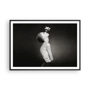 Plakat i sort ramme - Excentrisk elegance - 100x70 cm