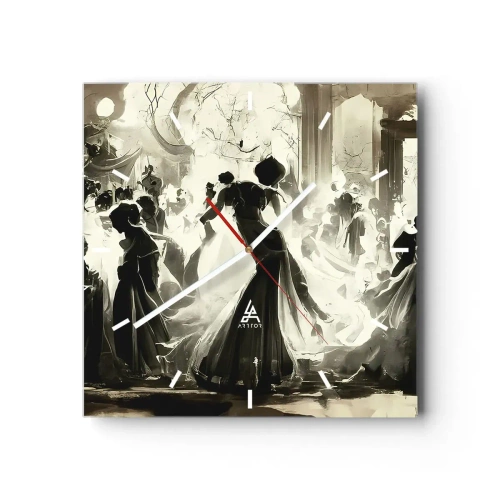 Vægur, Uret - Den store maskerade - 40x40 cm