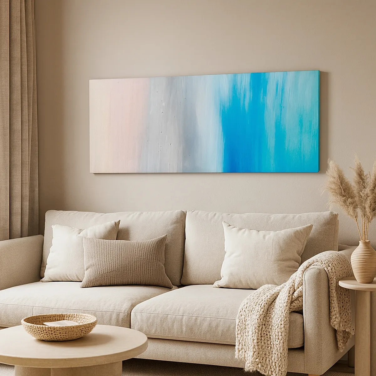 Lærredstryk - Billede på lærred - Elementer: luft - 30x30 cm