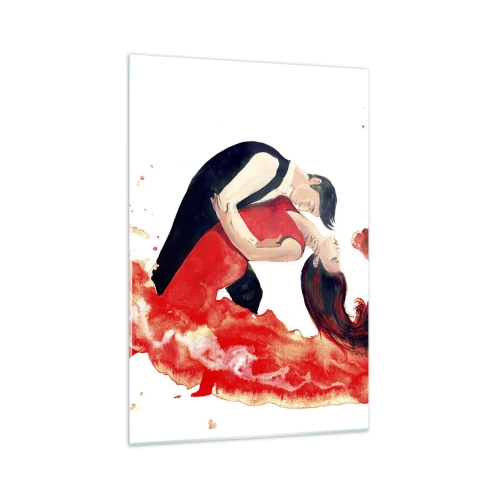 Billede på glas - Tango - en sensuel bølge - 70x100 cm
