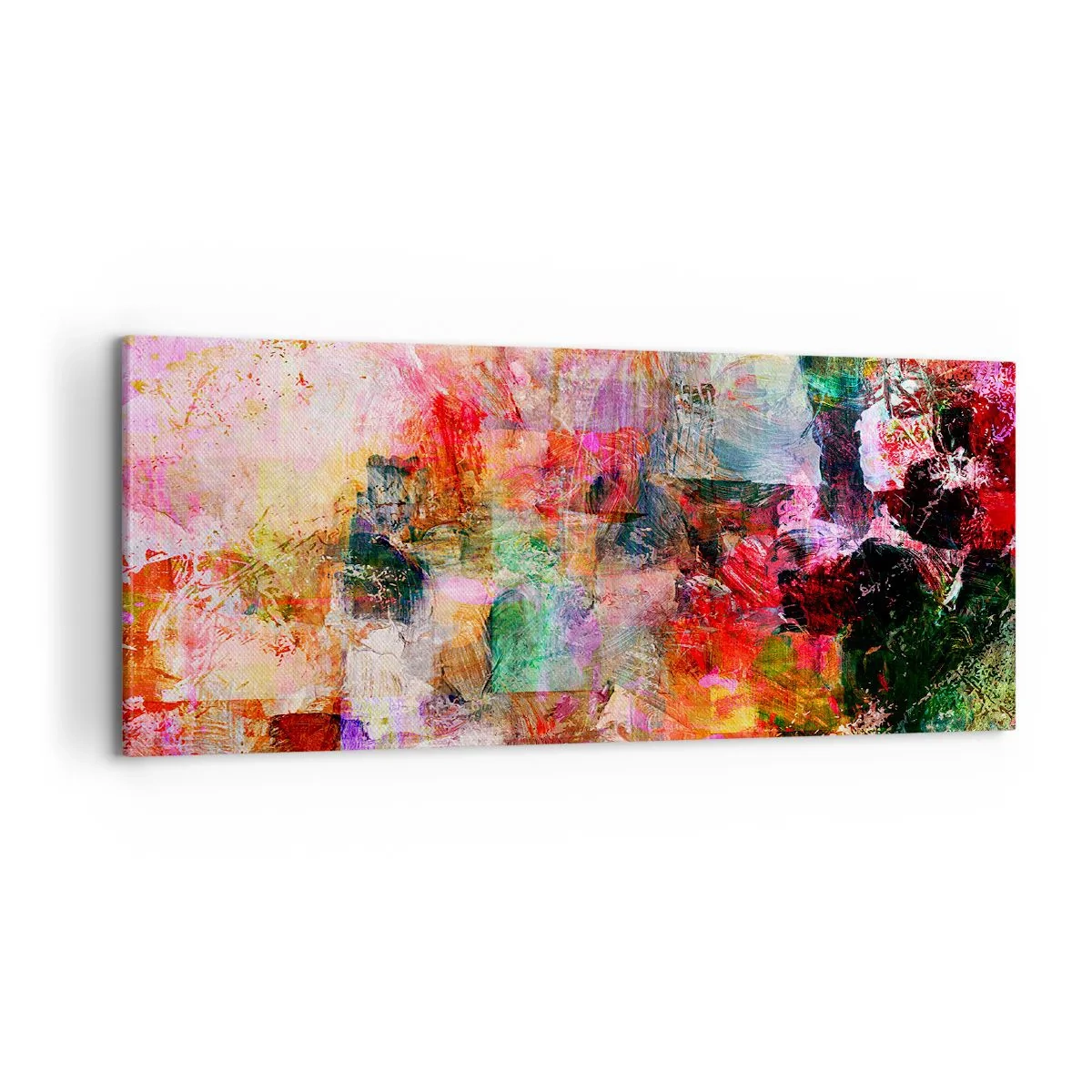 Lærredstryk - Billede på lærred - En rejse gennem de forskellige - 100x40 cm