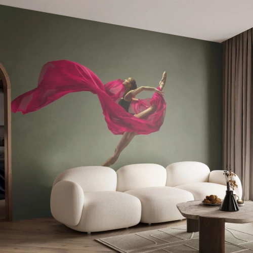 Fototapet Premium Sand - Dansende flamme - Danser, Ballerina, Ballet - 500x350 cm