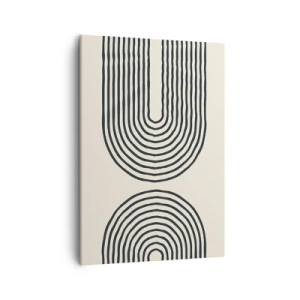 Lærredstryk - Billede på lærred - Kommer snart... - 50x70 cm